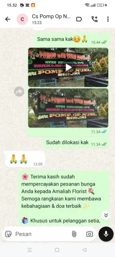 Testimonial Papan Bunga samarinda ilir