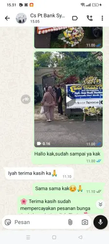 Testimonial Papan Bunga samarinda ilir